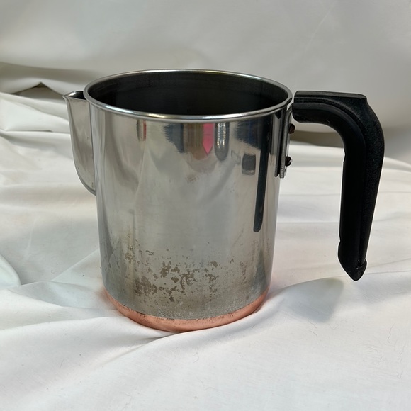 Vintage Revere Ware Copper Clad 1801 Percolator 6 Cup Coffee Pot ~ Bottom Only - Picture 1 of 15